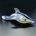 Lovely Dolphin Smoking Pipes Portable Hand Tube Tobaccos Oil Burner Glass Pipes Tools
