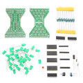 DC 5V Green DIY LED Electronic Hourglass Kit Soldering Practice Spare Parts Module