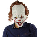 Scary Clown Mask Pennywise Cosplay Halloween Latex Creepy Joker Stephen Masks Party Supplies For Adu