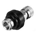 1/8 Inch NPT Black Copper Alloy Paintball Replacement Slide Check Quick Connect Adapter Disconect
