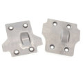 2PCS Upgraded Stainless Steel Chassis Armor Protection Skid Plate for Arrma Karton/Senton/Outcast/Ta