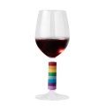 CIRCLE JOY CJ-SBH01 Rainbow Drinking Glass Identification Ring 8 Colors Glass Recognizer From