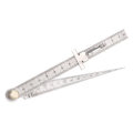 Stainless Steel Measuring Tool Wedge Taper Ruler 1-150mm Feeler Gauges Bore Measurement