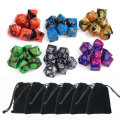 42Pcs 6 Sets Polyhedral Dice 6 Colors D&D RPG With 6 bags
