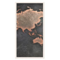 5Pcs Modern Canvas Painting Set Frameless World Map Theme Home Wall Tapestry Art Painting For Home D