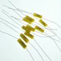 10PCS 0.022UF 630V FR Tube Amplifier Yellow Long Lead Axial Polyester Film Capacitor