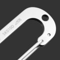 Sanrenmu SK010D Number Zero Stainless Steel Carabiner Tool Key Chain Lucky