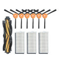 10pcs Replacements for Ecovacs N79 Vacuum Cleaner Parts Accessories Main Brush*1 Side Brushes*6 HEPA