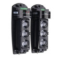 250M Alarm Triple Beam Photoelectric Infrared LED Detector Home Garden Security System Transmiter +