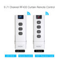 Moeshouse 9 /1 Channel RF433 Remote Control for WiFi Curtain Switch RF Roller Blinds Module Battery