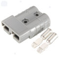 50A 8AWG Battery Quick Connector Plug Connect Terminal Disconnect Winch Trailer Grey