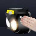 SKYWOLFEYE K19 200lm Induction LED Headlamp LED+COB Rechargeable 180 Adjustable Super Bright Flash