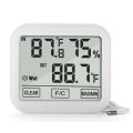 KIMTOKA TH036 Digital Home Thermometer Hygrometer with Probe Electronic Indoor Temperature & Humidit