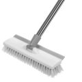Floor Scourer Cleaning Floor Brushes With Long Steel Handle Plastic Hard Bristles Strong Decontamina