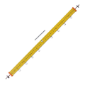 KEPU J21030 50cm Wooden Lever Ruler Straight Ruler Physical Mechanics Experimental Equipment Balance