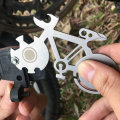 BIKIGHT 10 in 1 Multi EDC Repair Tool Outdoor Mountain Bike Survival Card Multifunction Card Tool