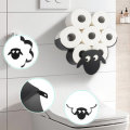 Black Sheep Toilet Roll Holder Paper Bathroom Free Standing Metal Storage Shelf