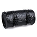PU Leather Mountain Bike Motorcycle Front Fork Tool Bag Pouch Luggage SaddleBag For Touring Long Rid
