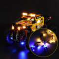 DIY LED Strip Light Kit ONLY For LEGO Technic 42099 4x4 For X-Treme Off-Roader Blue Chassis Car Bric