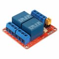 5Pcs 12V 2 Channel Relay Module With Optocoupler Support High Low Level Trigger