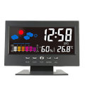 Bakeey Digital LED Temperature Humidity Monitor Weather Forecast LED Table Alarm Clock