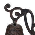 Brown Metal Cast Iron Doorbell Wall Mounted Decoration Vintage Style