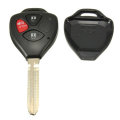 3 Buttons Remote Uncut Black Flip Key Shell Without Battery For Toyota Scion