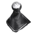 5 Speed Shift Gear Knob Boot Cover PU Leather For VW EOS GOLF MK5 V 6 VI