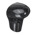 Carbon Fiber Look Gear Shift Knob Head Cover Cap For Audi S6 S7 A4 A5 A6 A7 Q5 Q7