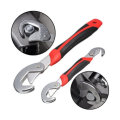 2Pcs 9-32mm Universal Hand Adjustable Wrench Set Spanner Pipe Bolt Nut Snap Multifunction