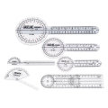 6Pcs 360 12/8/6 Inch Medical Spinal Ruler Goniometer Angle Protractor Angle Ruler
