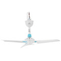 DC 12V 6W 3 Leaves Portable Ceiling Fan Mini Hanging Ceiling Fan Humidifier Cooling