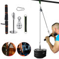 Fitness Pulley Cable System DIY Heavy Duty Wrist Arm Strength Trainer for Biceps Triceps Training Ho