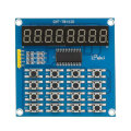 TM1638 3-Wire 16 Keys 8 Bits Keyboard Buttons Display Module Digital Tube Board Scan And Key LED