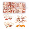 140PCS SC Buckle with Heat Shrinkable Tube Gold Color