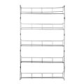 5 Tiers Kitchen Spice Rack Cabinet Organizer Wall Mount Storage Shelf Holder Kitchen Storage Rack