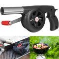 BBQ Charcoal Grill Beads Fire Starter Powerful Fan Blower Large Hand Crank