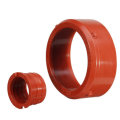 2pcs Red Turbo & Breather Intake Seal Kit For Mercedes-Benz OM642 #A6420940080 #A6420940580