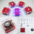 3Pcs Geekcreit DIY Shaking Blue LED Dice Kit With Small Vibration Motor