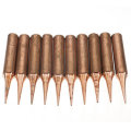 10Pcs Copper 900M-T-I Soldering Iron Tip for Soldering Rework Station Iron Tsui
