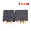 Amass XT60U 3.5mm Banana Plug Connector Black Male & Female 1 Pair