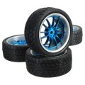 4 Pcs Flat Wheel Tire Smart Car Accessories Racing Tire