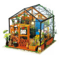 Robotime Miniature Green Garden With Furniture Children Adult Model Building Kits Doll House
