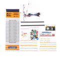 Generic Parts Package Kit + 3.3V/5V Power Module+MB-102 830 Points Breadboard +65 Flexible Cables+ J