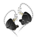 KZ ZSN Pro X 1BA+1DD In Ear Earphone HIFI DJ Sport Earbud Earp... (COLOR.: BLACK | TYPE: WITHOUTMIC)