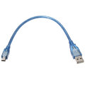 5pcs Blue Male USB 2.0A To Mini Male USB B Power Data Cable for Nano V3.0 ATMEGA328P Module Board