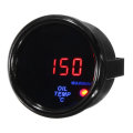 2 Inch 52mm 20-140 Oil Temperature Gauge Digital LED Display Black Face Car Meter with Sensor
