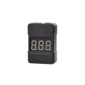 BX100 Battery Voltage Tester Meter Low Voltage Alarm Buzzer For 1~8S Lipo Battery