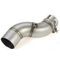 Motorcycle Exhaust Middle Link Pipe For Yamaha YZF R6 2016-2019