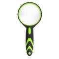LED Handheld Magnifying Glass Rubber Anti-fall 10 Times Magnification Magnifiers